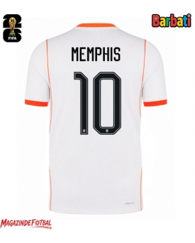 Țările de Jos Memphis Depay #10 Tricou Fotbal Replică Mondial 2026 Barbati Deplasare Țările de Jos Memphis Depay #10 Tricou Fotbal Replică Mondial 2026 Barbati Deplasare